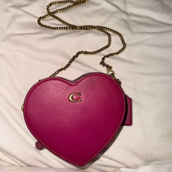 Coach Heart Shaped Crossbody Bag - Picture 2 of 4